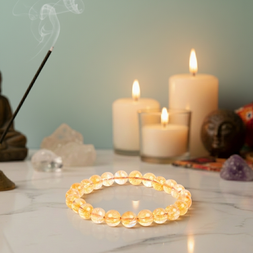 Radiant Joy Citrine Natural Stone Bracelet